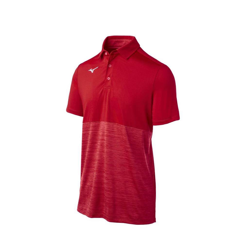 Polo Mizuno Alpha Hombre Rojas Comprar POQS-01764